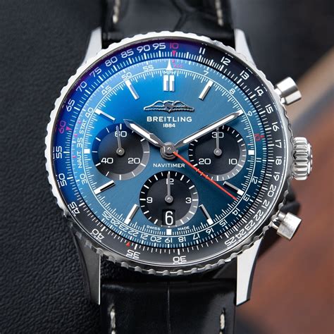 breitling heritage navitimer blue|original breitling navitimer.